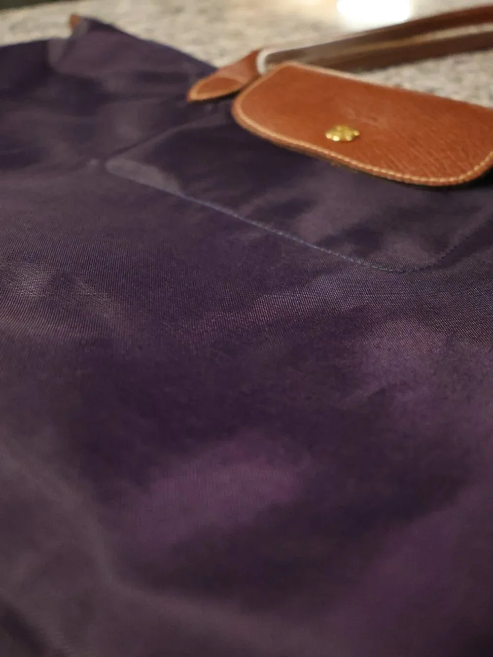 Longchamp Le Pliage Purple Large - Picture 14 of 14